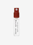 Never Spring Eau de Parfum Vial bottle against white background