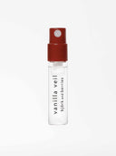 Vanilla Veil Eau de Parfum Vial bottle against white background